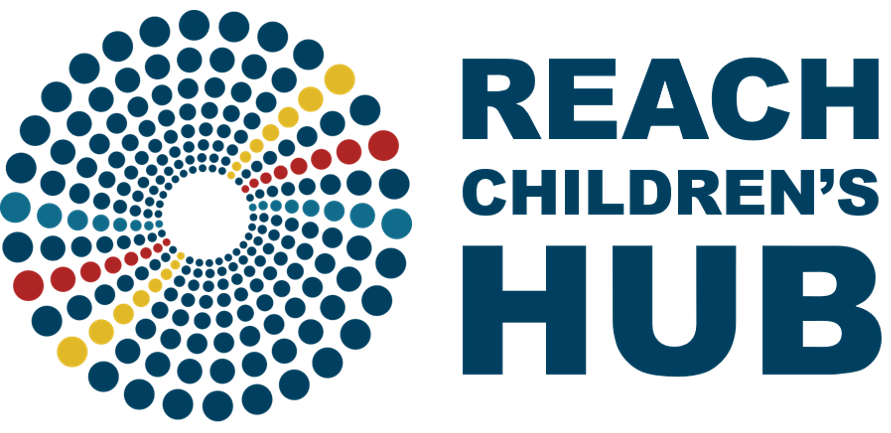 Reach children's hub logo and link to site