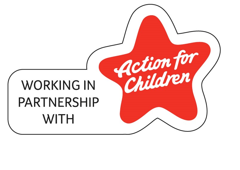 Action for children logo linking to Parent  Talk