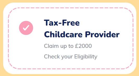 Tax-free childcare provider image for childcare providers websites